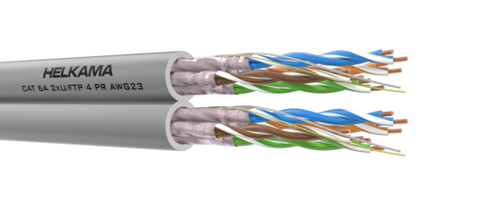 CAT 6A U/FTP 4 PR AWG 23/1