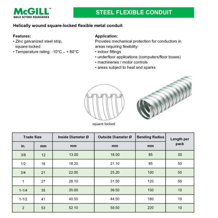 McGill - Steel Flexible Conduit - Image 2