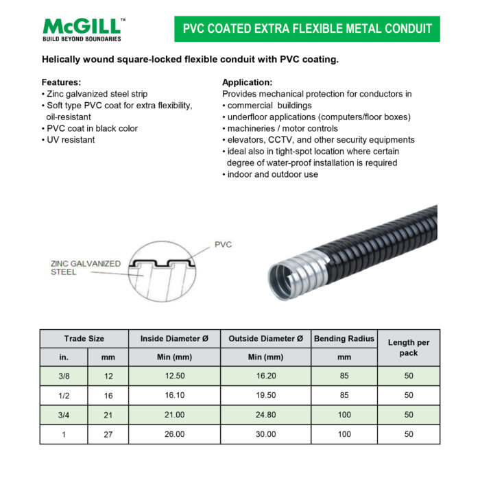 McGill - PVC Coated Flexible Conduit - Image 2