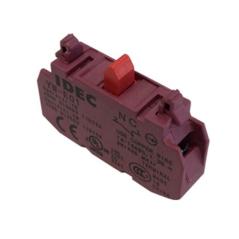 IDEC – IDEC Contact Block, YW Series, 1NC Model# YW-E01