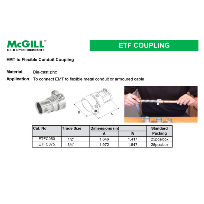 McGill - ETF to Flexible Conduit Coupling - Image 2