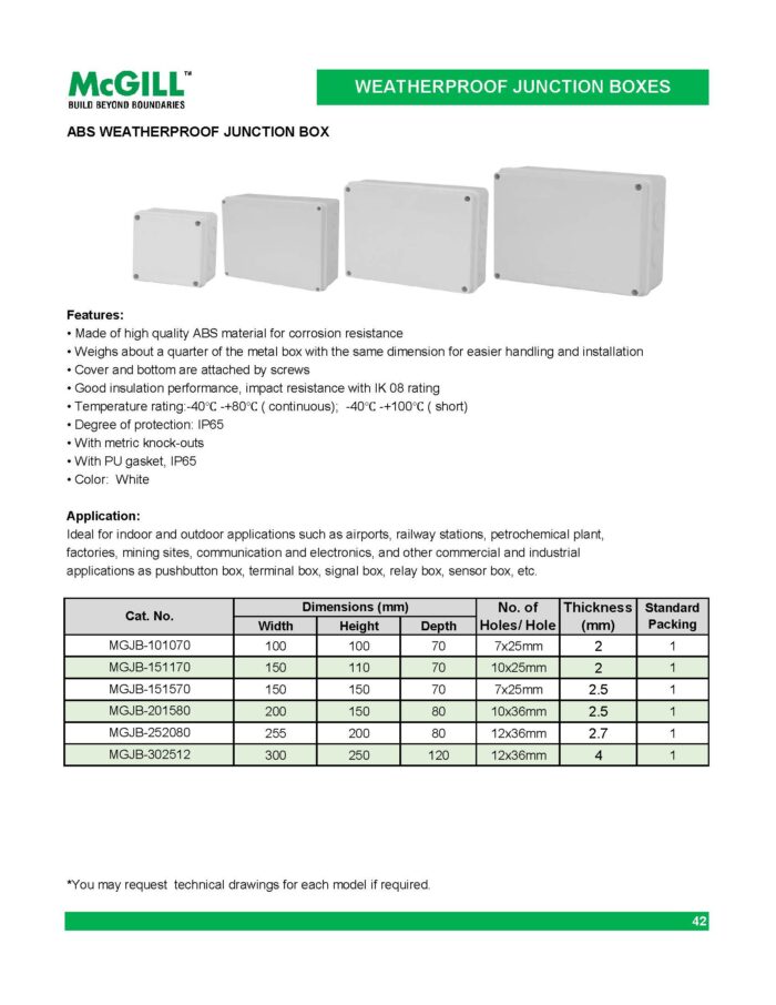 McGill - Weatherproof Junction Boxes - Image 5