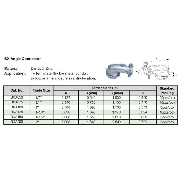 McGill - BX Connectors (Angle Type) - Image 2