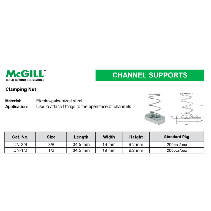 McGill - Clamping Nut - Image 2