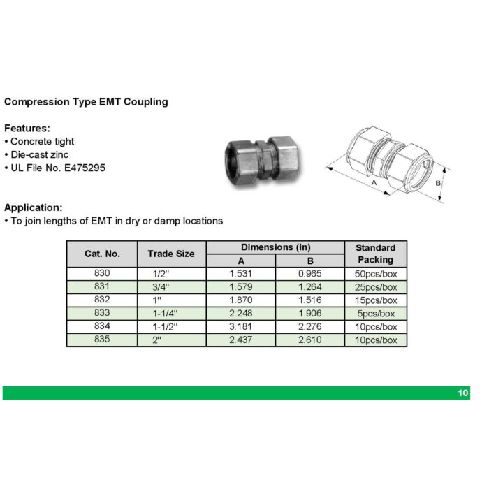 McGill - EMT Coupling (Compression Type) - Image 2