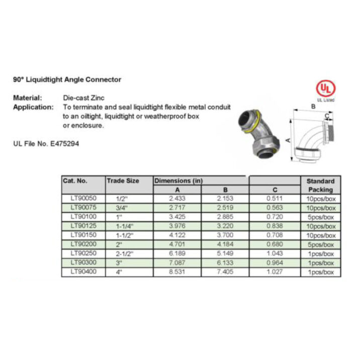 McGill - Liquidtight Connector ( Angle Type) - Image 2